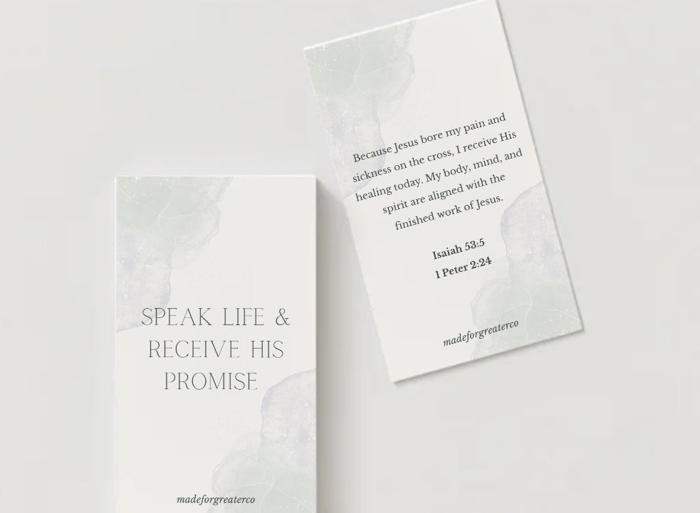 Scripture Declaration Card Sets of 12