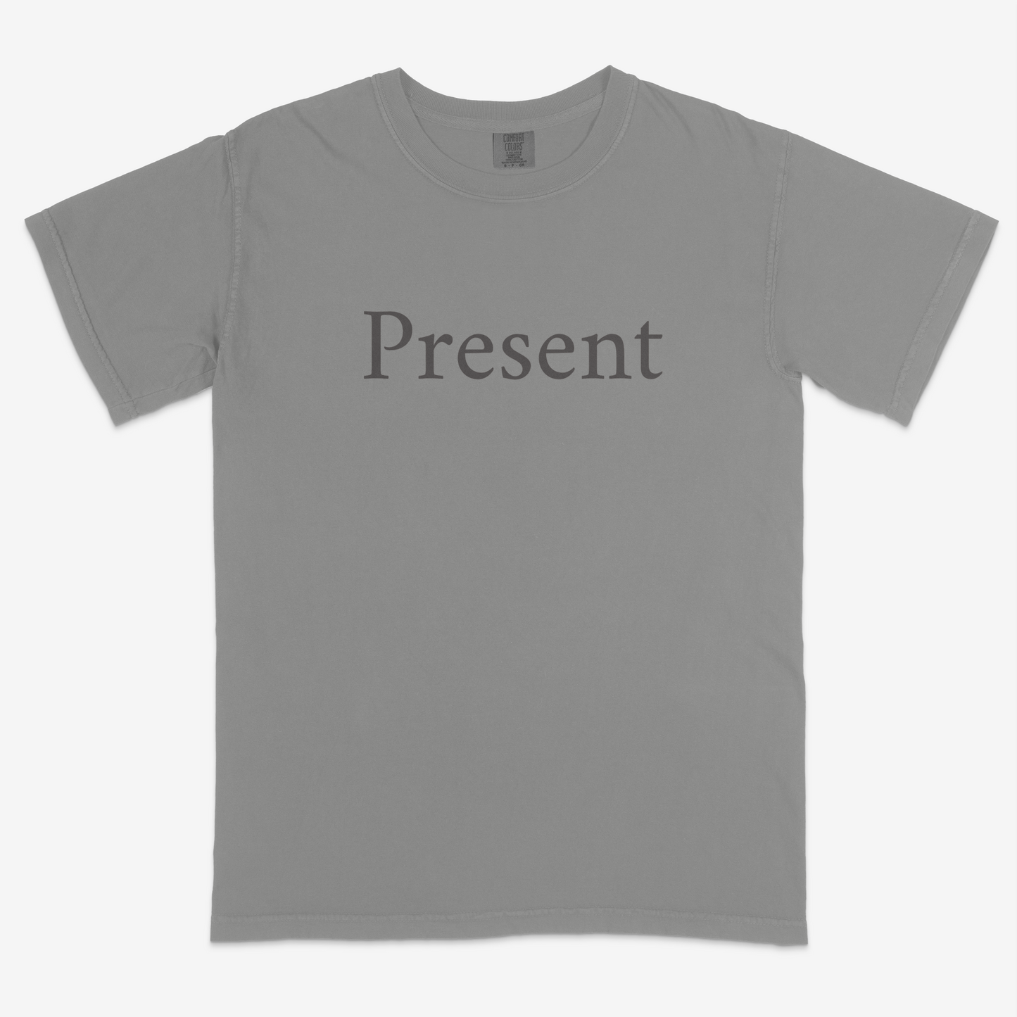 Present - Text Grey
