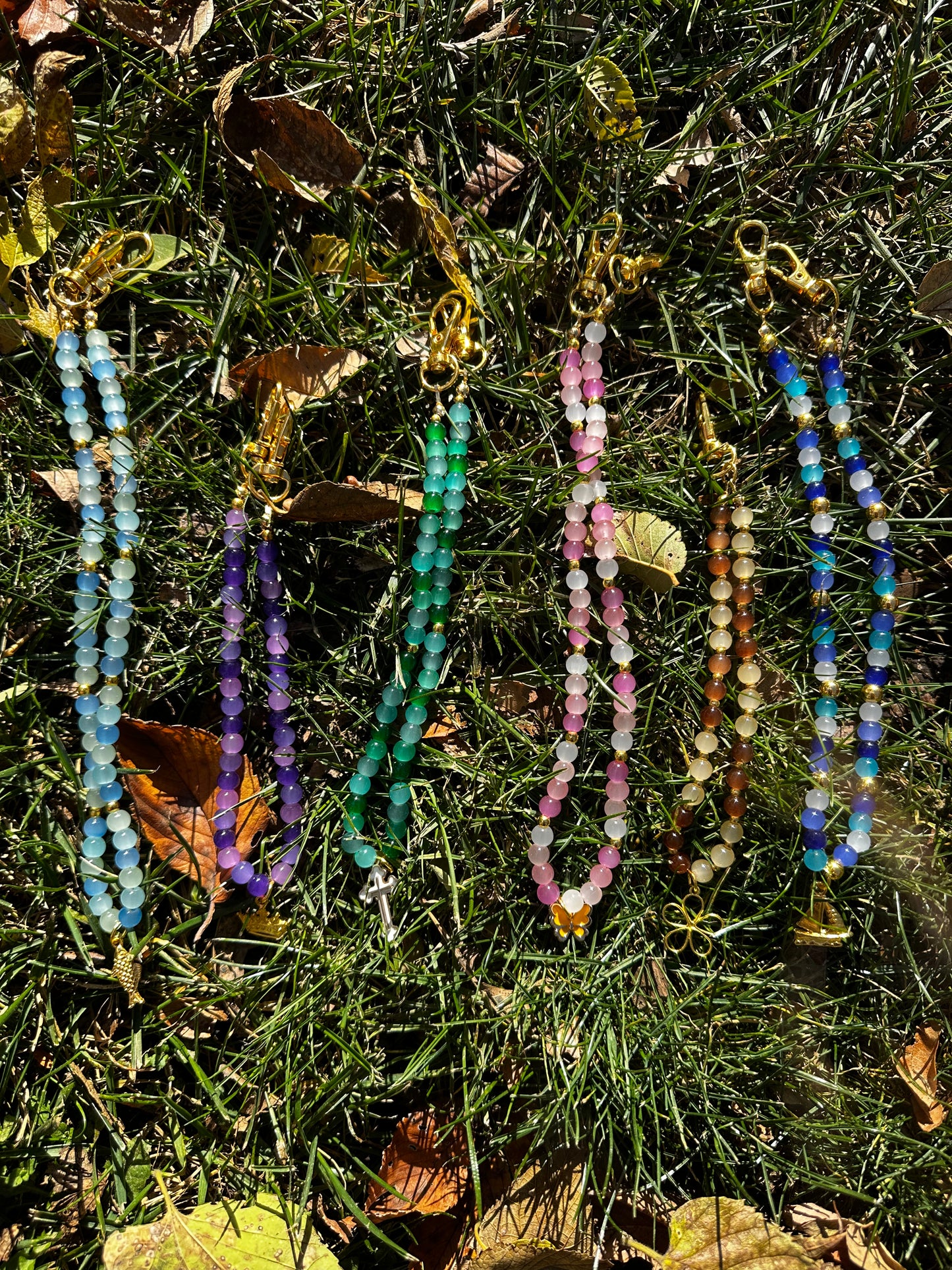 Beaded Bag Charms & Phone Wristlets