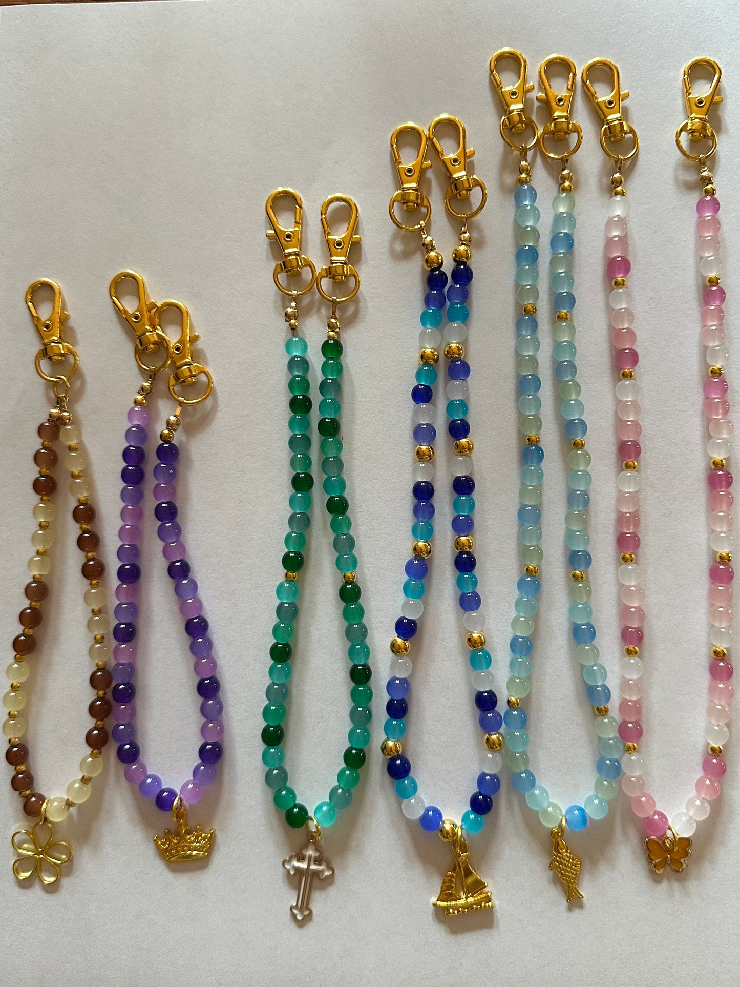 Beaded Bag Charms & Phone Wristlets