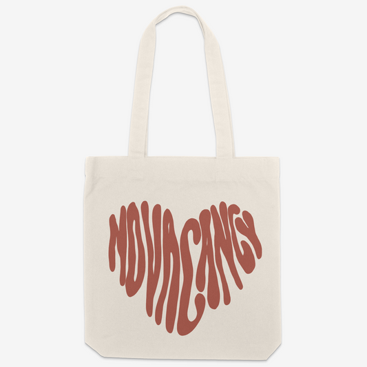No Vacancy Canvas Tote - Beige