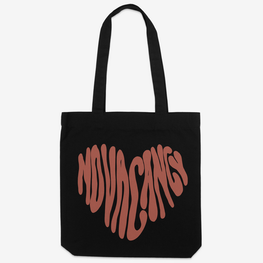 No Vacancy Canvas Tote - Black