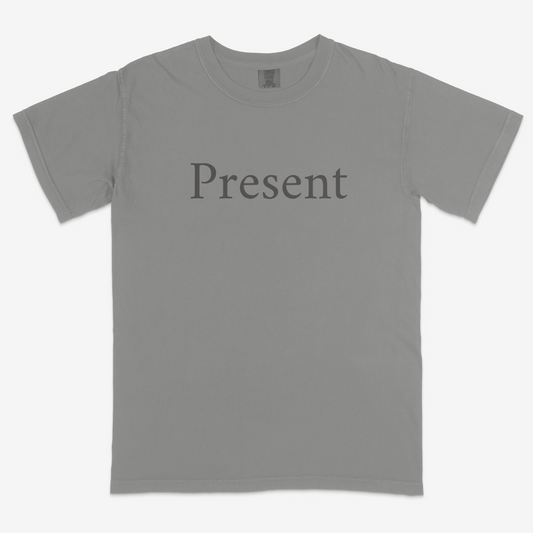 Present - Text Grey
