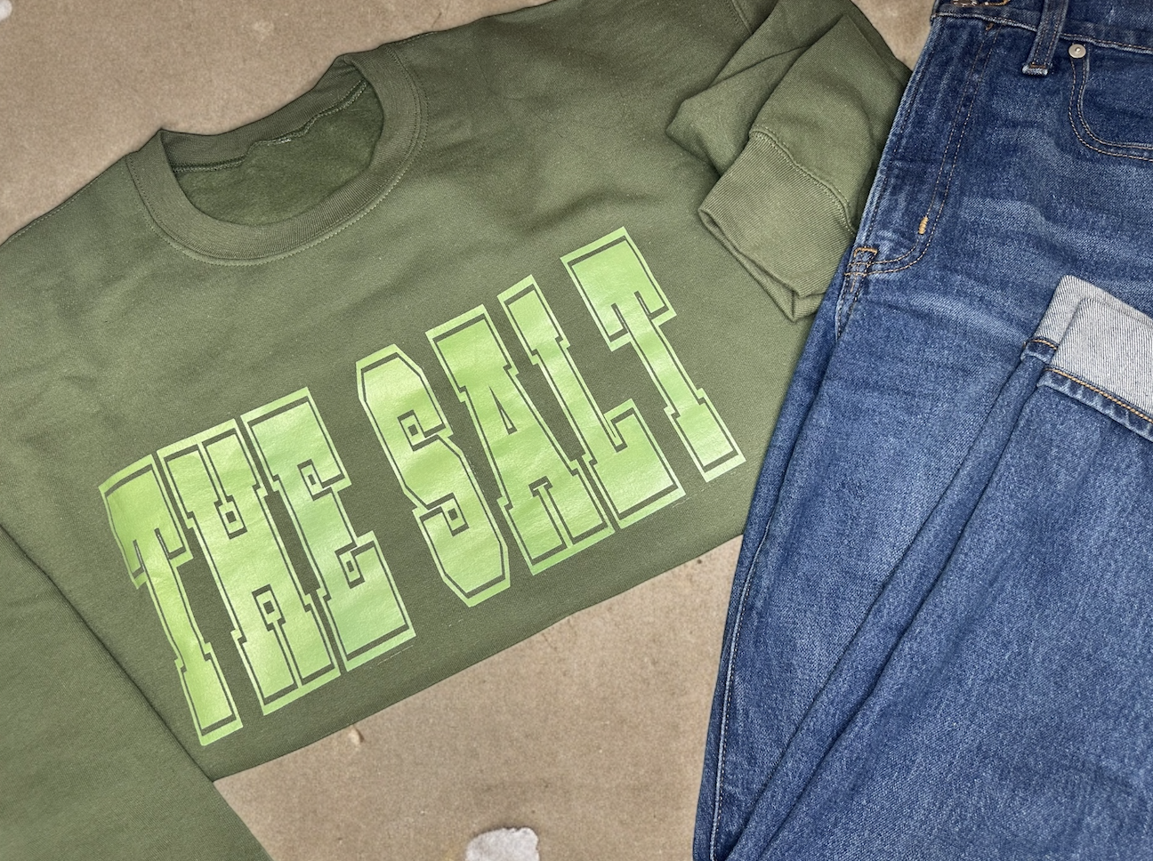 The Salt Crewneck - Green